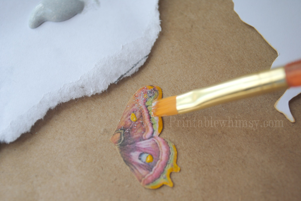 diy butterfly paper doll