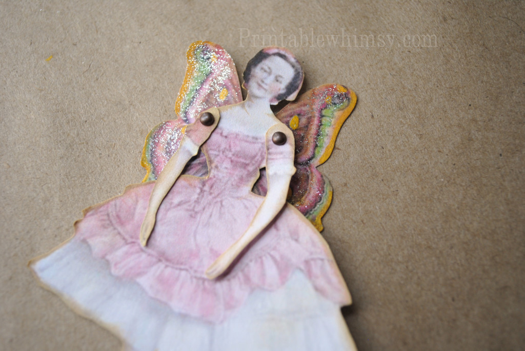 fairy butterfly paper doll