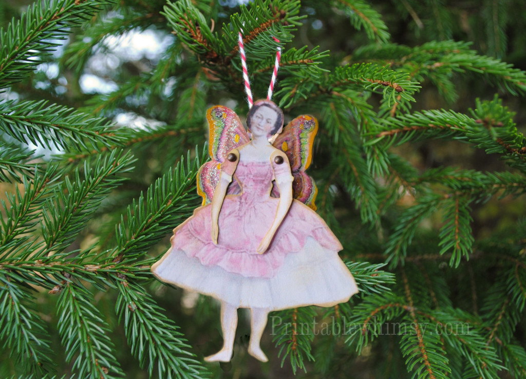 paper doll ornament