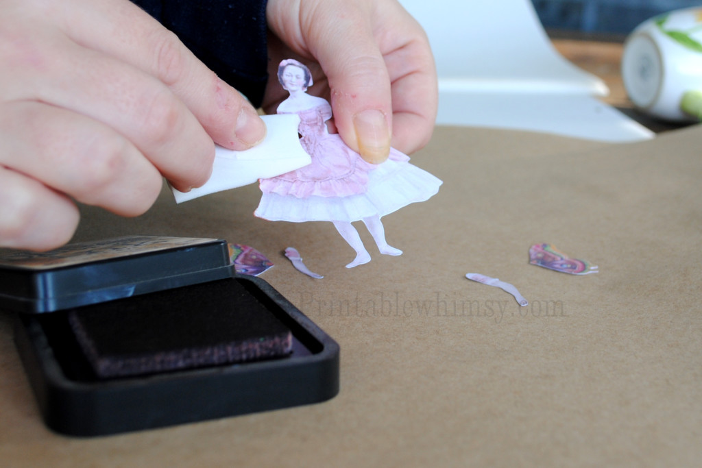 diy vintage paper doll